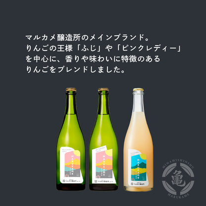 シードル3本飲み比べセット MARUKAME CIDER3種 長野県産