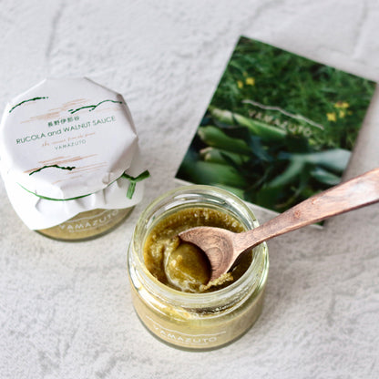 ジェノベーゼソース：長野伊那谷 RUCOLA AND WALNUT SAUCE