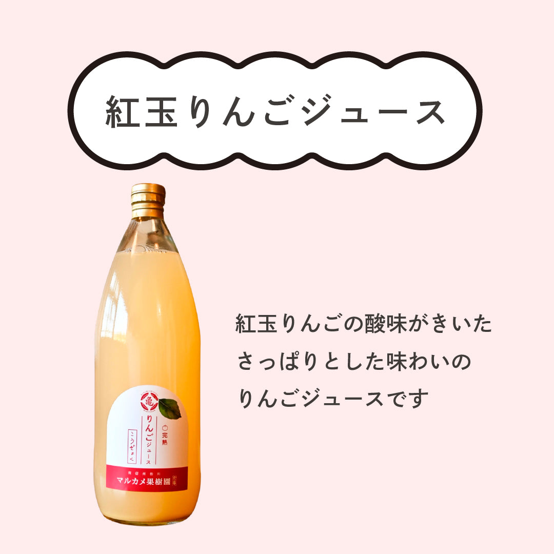 紅玉りんごジュース　長野県松川町産