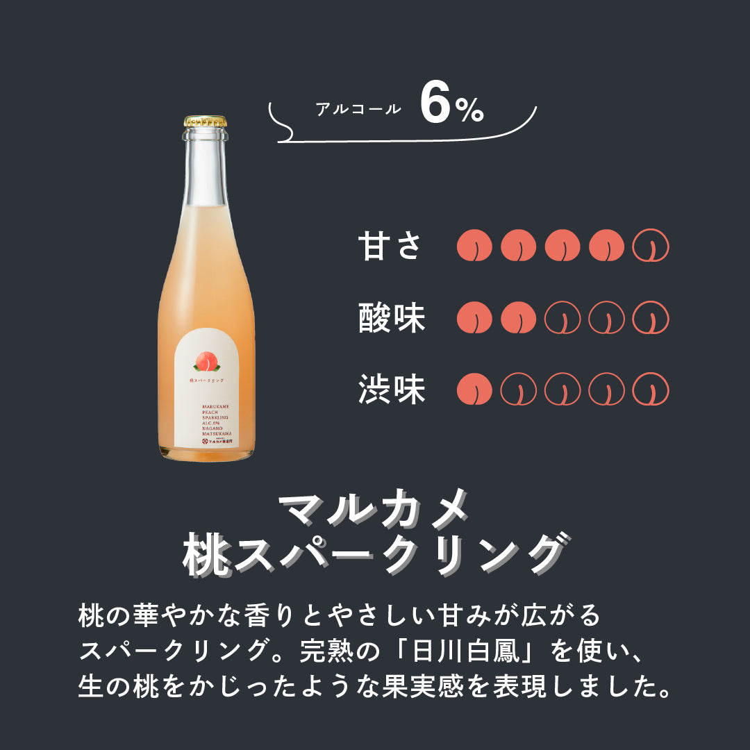 マルカメ 桃スパークリング